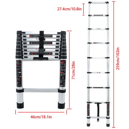5ft aluminum telescopic - aluminum,